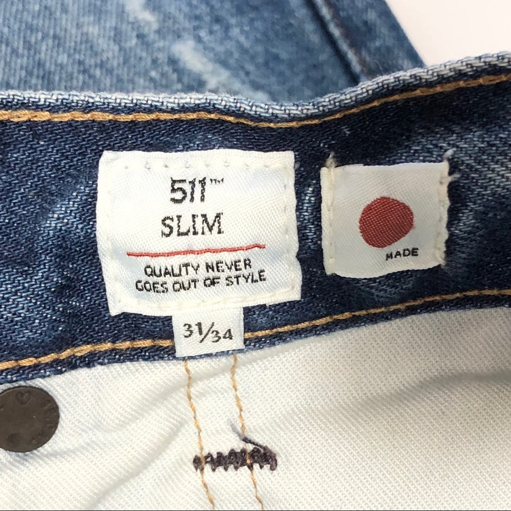 LMC Levis Made Crafted Selvedge Japan Distressed